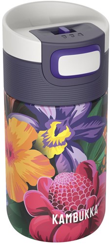 Thermosbeker Kambukka Etna 300ml Flower Power dubbelwandig