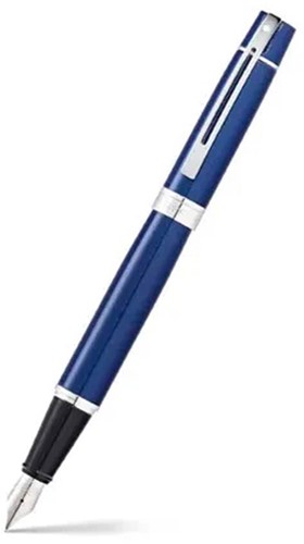 Vulpen Sheaffer 300 Glossy Blue Chrome Plated