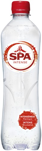 Water Spa Intens rood PET  0.50 liter | afname per 24 stuks