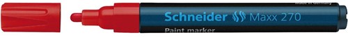 Lakmarker Schneider Maxx 270 1-3 mm rood 10 stuks