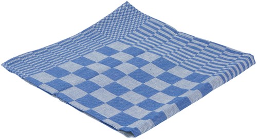 Theedoek Cleaninq Marine 65x65cm blauw