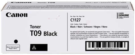 Toner Canon T09 zwart