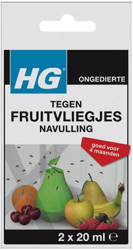 Fruitvliegjesval HG HGX navulling 2x 20ml