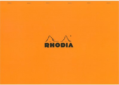 Nat Konijn Een effectief Schrijfblok Rhodia A3 - 80 vel 80 grams 5mm geruit papier.