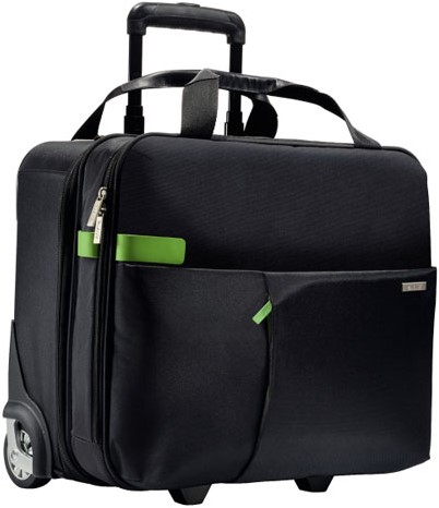 Struikelen kassa ondersteboven Laptop trolley Leitz Smart Traveller 15.6 inch zwart/groen