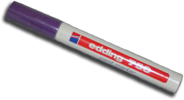 Lakmarker Edding 750 2-4mm paars