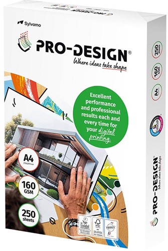 Printpapier Pro Design A4 160 grams wit 250 vel