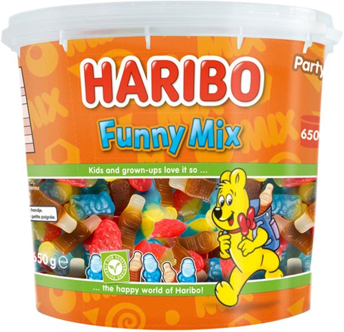 Haribo Fruitgom Mix 650 gram