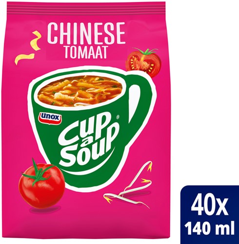 Unox Cup-a-soup navulling tbv DISPENSER Chinese tomaat (± 40 porties)