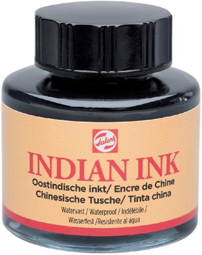 Oostindische inkt Talens 30ml zwart