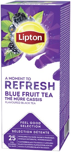 Thee Lipton Blue Fruit 25 zakjes per stuk verpakt