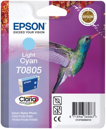 Inktcartridge Epson T080540 lichtblauw