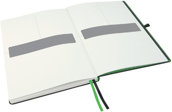 lassen Diverse Woordvoerder Notitieboek Leitz Complete A5 harde kaft zwart - 80 vel 100 grams gelijnd  ivoorpapier.