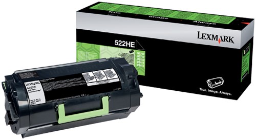 Toner Lexmark 52D2H0E zwart