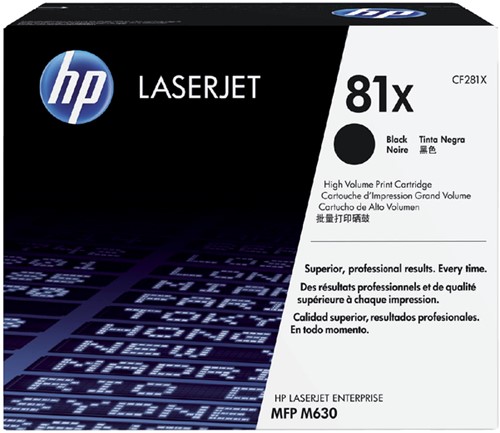 Toner HP CF281X 81X zwart