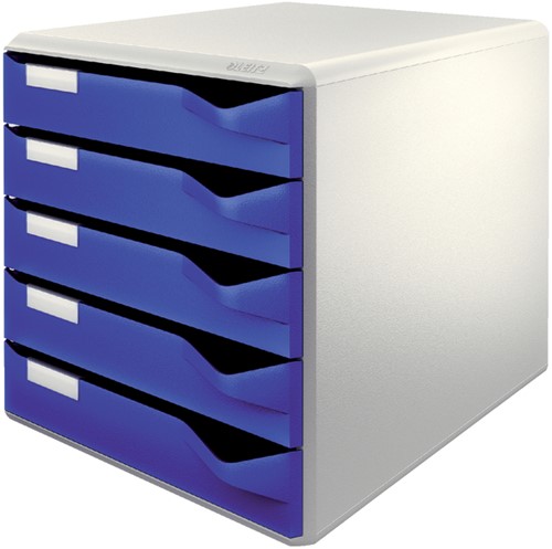 Ladenbox Leitz 5280 A4 5 laden blauw