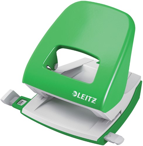 Perforator Leitz 5008 lichtgroen 2-gaats 30 vel