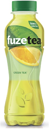 Frisdrank Fuzetea green tea petfles 0.4 liter | afname per 12 stuks