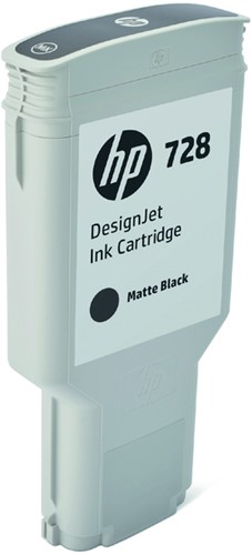 Inktcartridge HP 728 F9J68A mat zwart