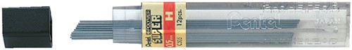 Potloodstift Pentel 0.5mm zwart H