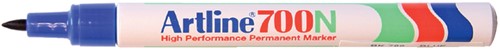 Permanent marker Artline 700 0.7mm blauw | afname per 12 stuks