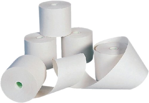 Pinrollen 57x30x12mm - 10 meter thermisch papier per pinrol | afname per 5 rol. K-6020