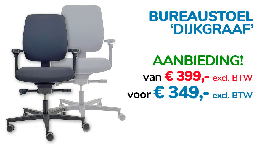 Aanbieding bureaustoel Dijkgraaf!