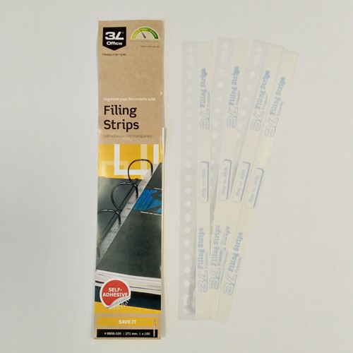 Opbergstrip 3L 8806-100 Filestrip 295mm 23-rings 100 stuks