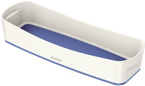 Sorteertray Leitz MyBox lang 307x55x105mm wit/blauw 394600